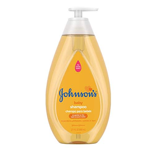 Johnson's Baby Shampoo with Tear-Free Formula, Hair Shampoo for Baby's Delicate Scalp & Skin Gently Washes Away Dirt & Germs, Free of Parabens, Phthalates, Sulfates & Dyes, 27.1 fl. oz