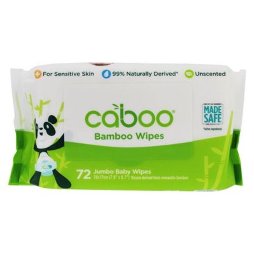Caboo: Wipe Baby Bamboo Flip Top, 72 Packs