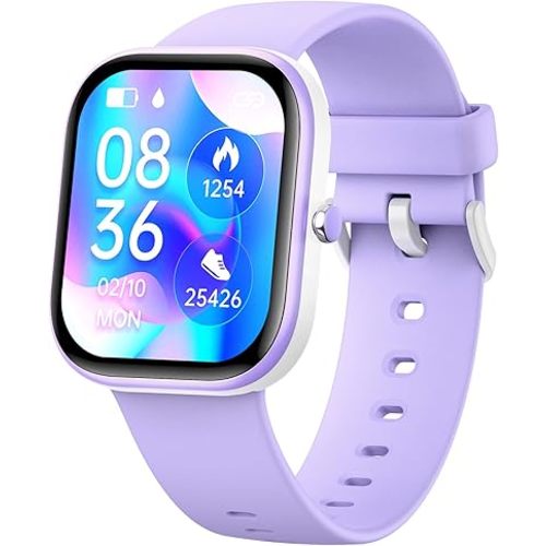 Smart Kids Watch with Fitness Tracker No Phone/APP Needed,19 Sport Mode,1.5" DIY Dial,IP68 Waterproof,Sleep Monitor,Pedometers,Heart Rate,Great Birthday Gift for Boys Girls Teens 6-14 year Olds
