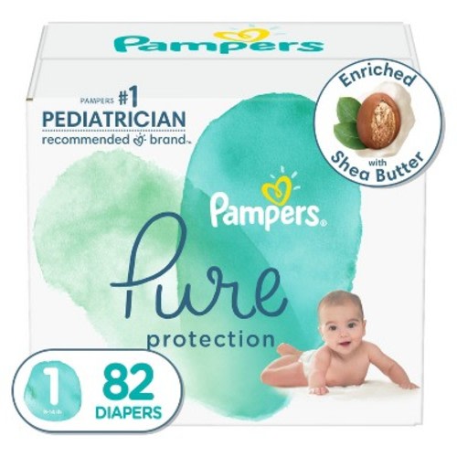 Pampers Pure Protection Diapers - (Select Size and Count)
