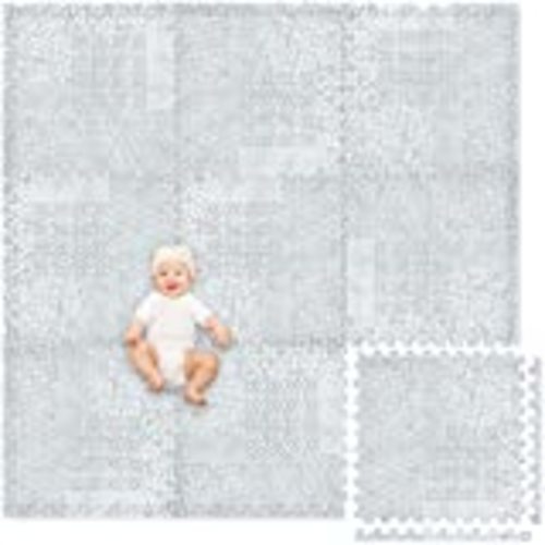Premium Baby Foam Play Mat - Stylish & Large Non-Toxic Puzzle Floor Tiles for Kids & Toddlers - Spacious 6ft x 4ft - Expandable Interlocking Crawling Mats - Soft, Thick, Waterproof - Tranquil Gray : Everything Else