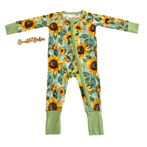 Sunflower Skies Convertible Footie