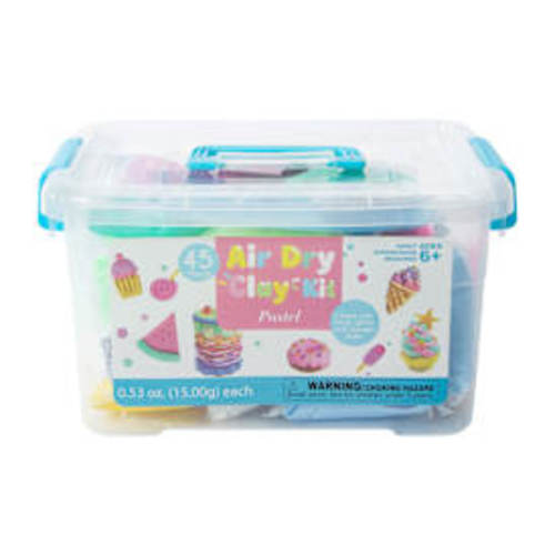 Air Dry Clay Pastel Kit 45-Piece