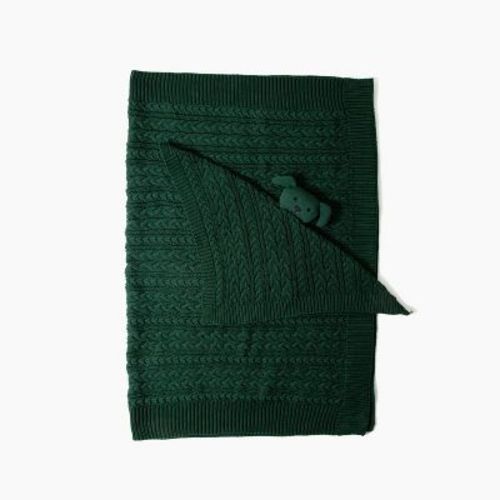 Picolette by Olivia Culpo Blanket + Lovey Gift Set - Green Puppy