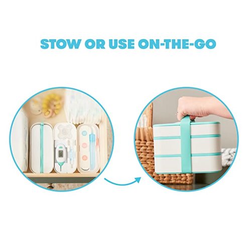 Frida Baby Mobile Medicine Cabinet Travel Kit | Portable Carrying Case Stocked with Wellness Essentials