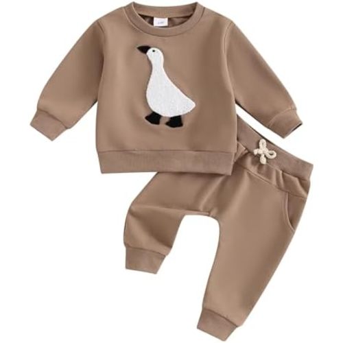 Boy/Girl Fall Winter clothes Set 2Pcs Animal Outfit 6-12 months