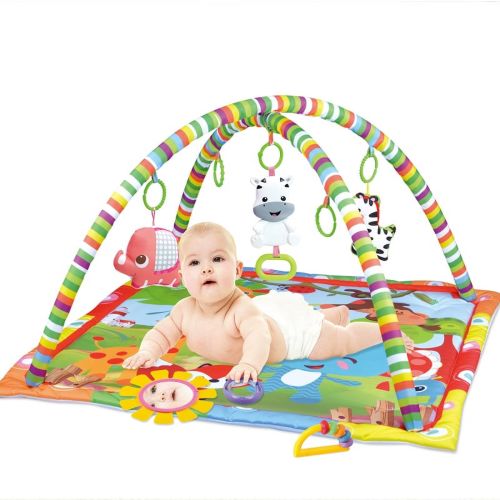 Baby Play Mat Play Gym Mat- 5 Toys and Musical Activity Baby Tummy Time Mat