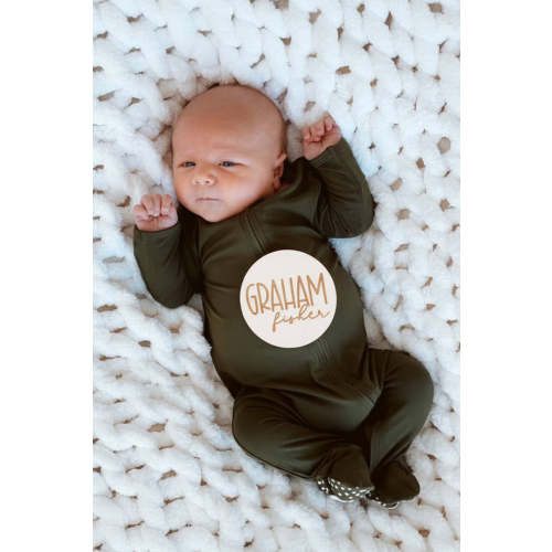 Personalized Baby Name Wood Announcement | Whimsy