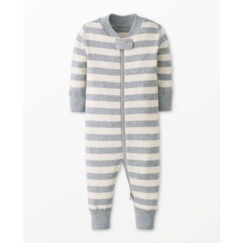 Baby Striped 2-Way Zip Sleeper