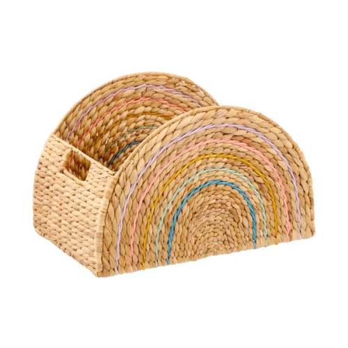 The Container Store Rainbow Water Hyacinth Basket | The Container Store