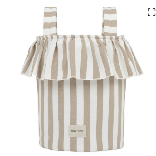 Basket Stripes - Oak + White - PRE ORDER - Minicoton
