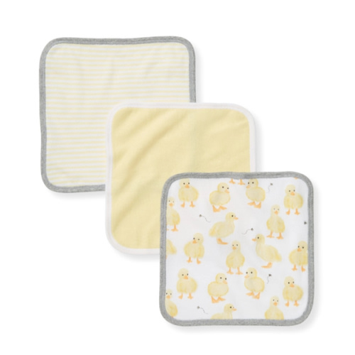 Golden Bee Organic Cotton Knit Terry Washcloths 3 Pack