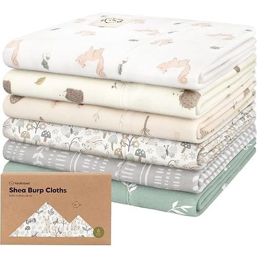 Organic Burp Cloths (PRAIRIE)
