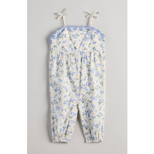 Scalloped Floral Romper