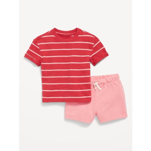 Printed Waffle-Knit Top and Shorts Set for Baby | Old Navy