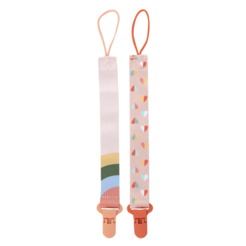 Cloth Pacifier Clip (2 Pack)