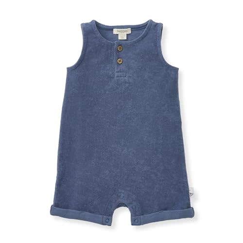 Burt's Bees Baby baby-boys Sleeveless Rompers, 100% Organic Cotton One-piece Coverall and Layette Set