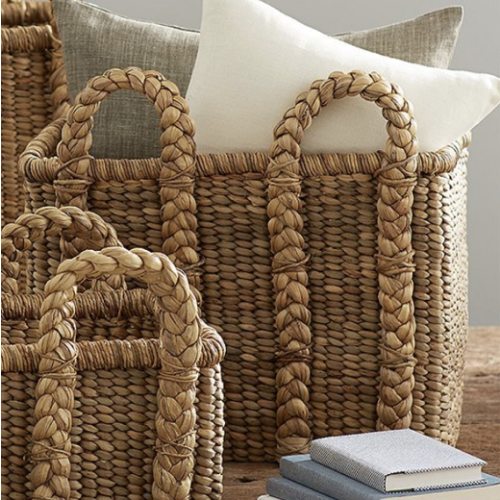 Beachcomber Handwoven Rectangular Baskets