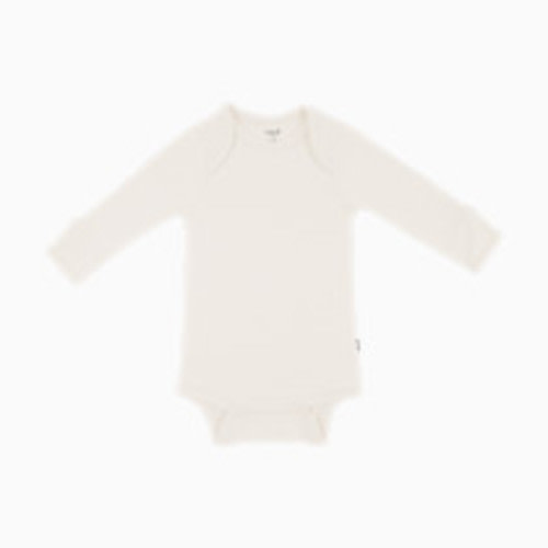 Kyte Baby Long Sleeve Bodysuit - Oat, 0-3 M