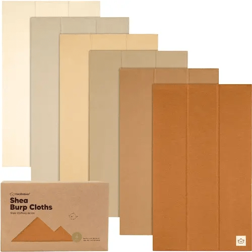 Amazon.com: 6-Pack Organic Burp Cloths Baby Girl, Boy - Large Baby Burp Cloths, Burping Cloths for Babies, Boys, Girls, Cotton Burp Cloth, Spit Up Burp Rags, Newborn Burp Clothes, Burp Cloths Neutral (Neutrals) : Baby