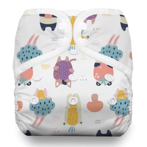Natural One Size Pocket Diaper (Harvest Helpers, Snap)