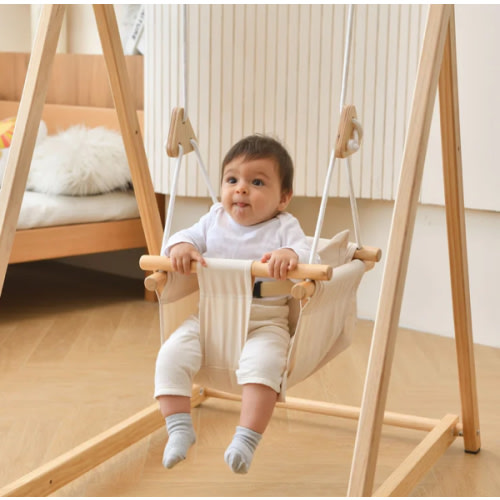 Spruce - Baby and Toddler Foldable Swing Set with