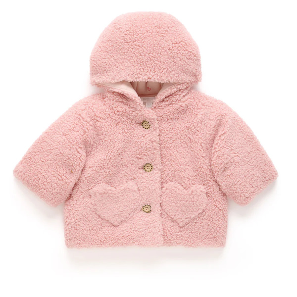 Shearling Padded Jacket - Purebaby