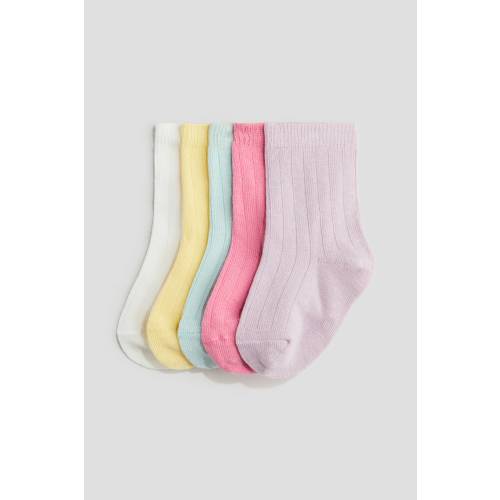 5-PACK KNIT SOCKS