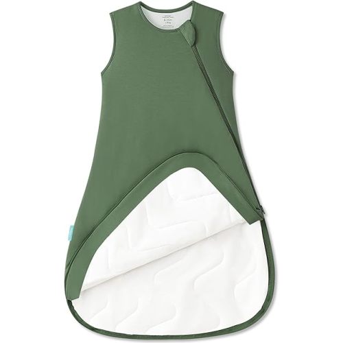 PurComfy Supersoft Bamboo Viscose Sleep Sack, 1.0 TOG Baby Sleeping Bag | Ideal For Sensitive Skin, 2-Way Zipper, All Season Baby Wearable Blanket, Neutral for Boy Girl