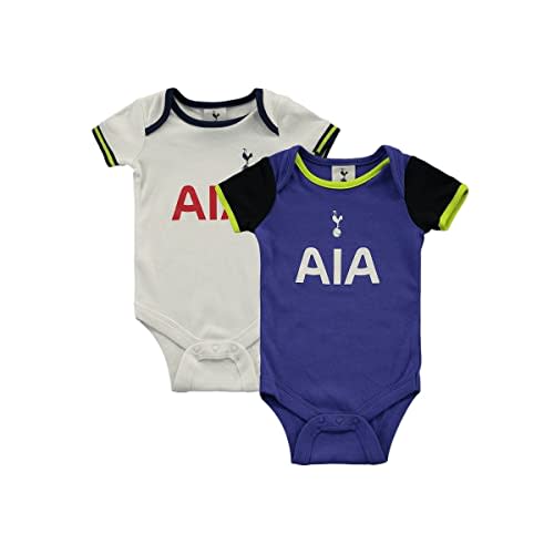 Spurs Two Pack Body Suit Home and Away, Blue, 3-6 months