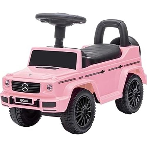 Best Ride On Cars Mercedes G-Wagon Push Car, Baby Pink
