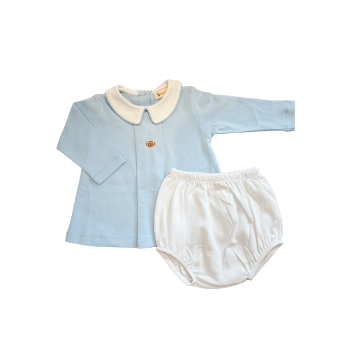 Sky Blue Football Collar Set (Baby)