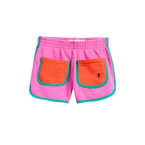 Kids' Colorblock Organic Cotton Shorts