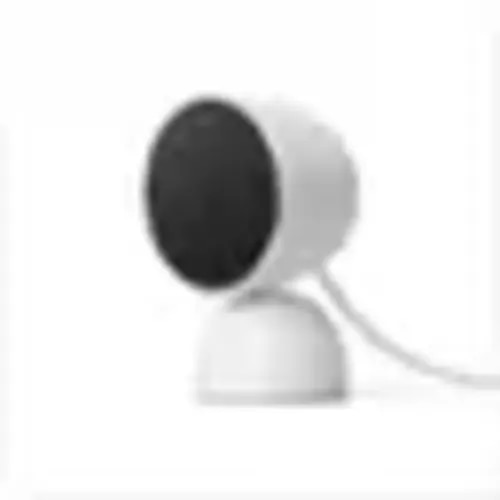 Google - Nest Cam Indoor Wired Security Camera - Snow
