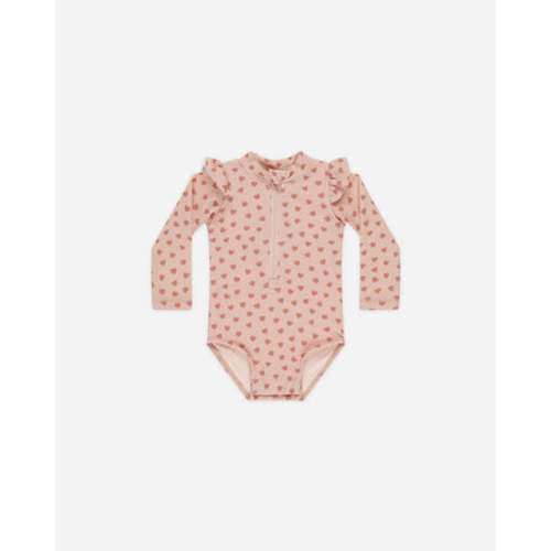 Byron Rashguard One-Piece || Hearts
