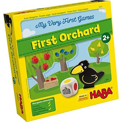 HABA My Very First Games - First Orchard Cooperative Board Game for 2 Year Olds (Made in Germany)