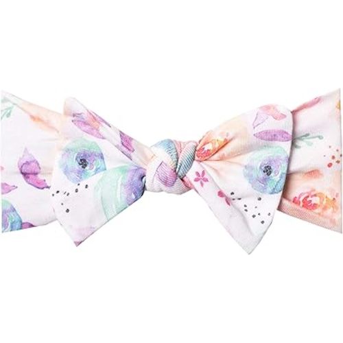 Copper Pearl Baby Bows: Stylish Headbands for Baby Girls, Premium Soft and Stretchy Baby Headbands, Perfect for Newborns, Trendy Designs - Bloom