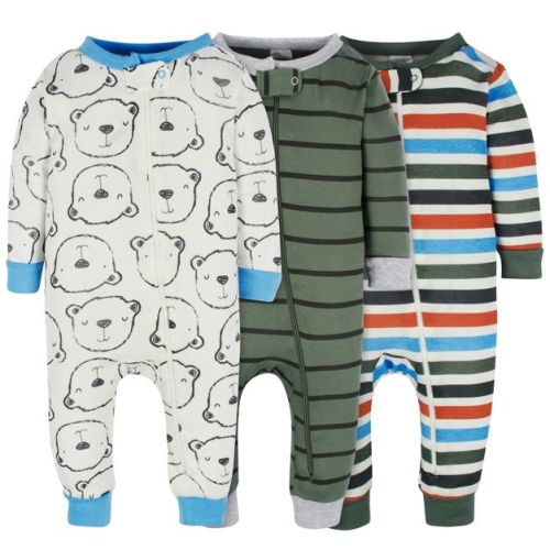 Onesies Brand Baby & Toddler Boys' Snug Fit Footless Pajamas - 3-Pack