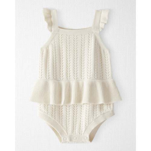 Baby Organic Cotton Pointelle Romper - Little Planet | Carter's