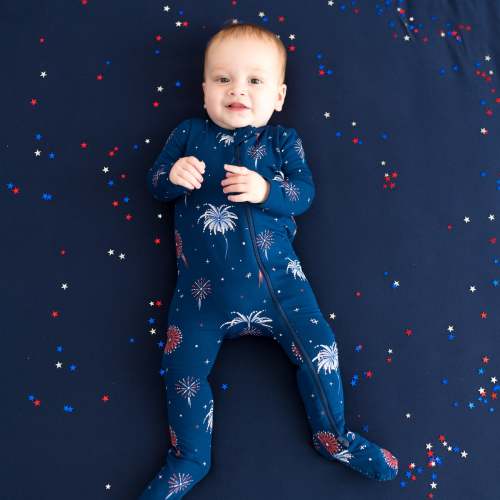Zippered Footie in Celebration