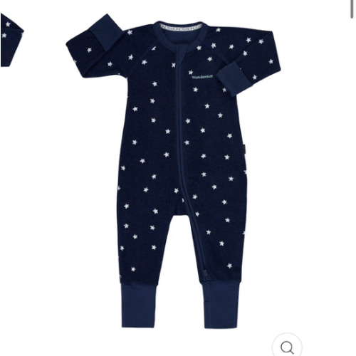 Bonds 2 Way Zip Poodlette Wondersuit - Star Shine Black Sea Navy