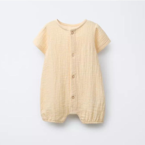 TEXTURED ROMPER - Light yellow | ZARA United States