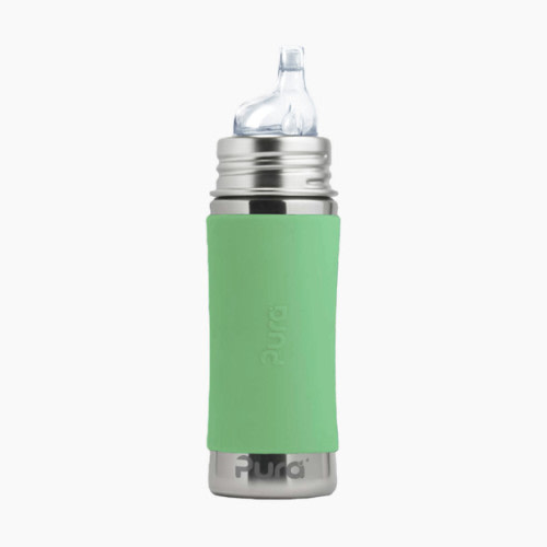 Pura Sippy Stainless Steel Bottle - Moss, 11oz