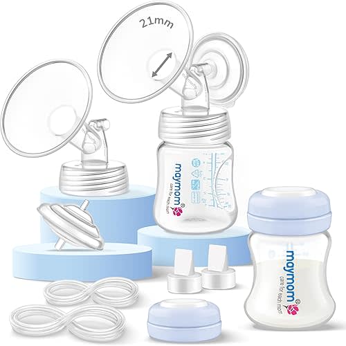 21mm Flange Maymom Pump Parts Compatible with Spectra S2 S1 9 Plus Breastpump Not Original Spectra S2 S1 Replacement Pump Parts Accessories, Small Flange