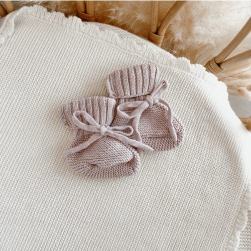 Mini Knit Booties - Newborn-6M
