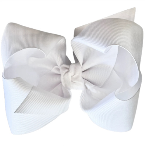 White Grosgrain Bow