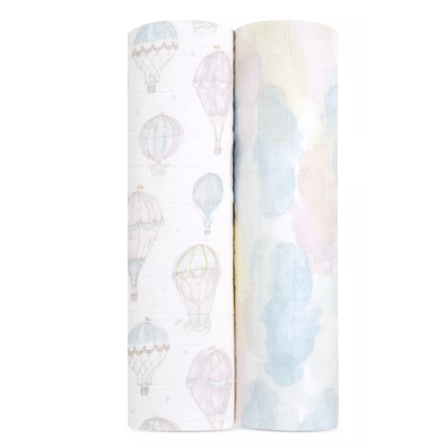 Muslin Swaddles, 2 Pack