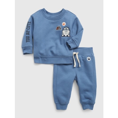 babyGap | Star Wars™ Graphic Sweat Set in bainbridge blue
