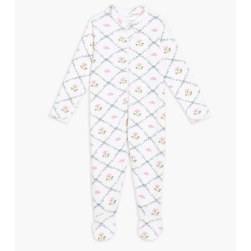 The Footie Pajama - Blue Botanical - Hill House Home