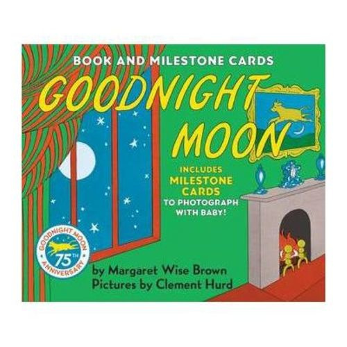 Goodnight Moon Board Book With Milestone Cards - By Margaret Wise Brown ( Board Book )
